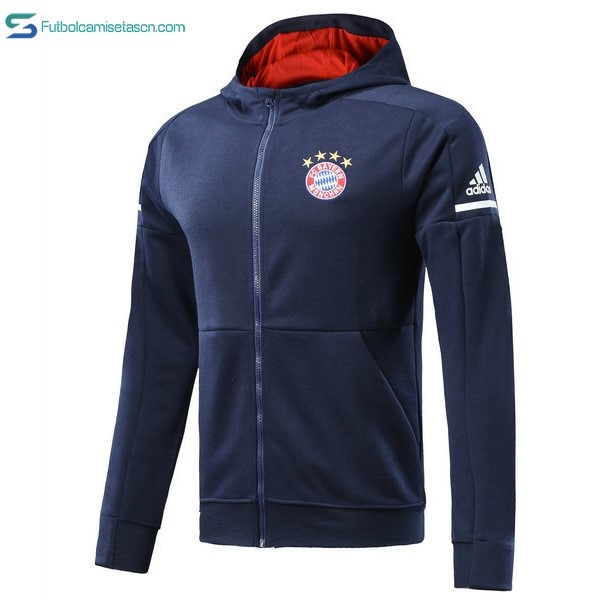 Sudaderas Con Capucha Bayern Munich Niños 2017/18 Azul